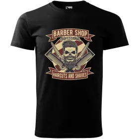 Pánské tričko Skull Barber