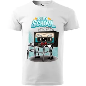 Pánské tričko Old school - Kazeta