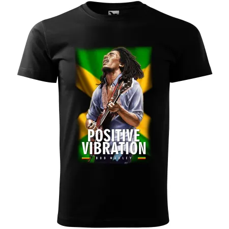 Pánské tričko Bob Marley - Positive vibrations
