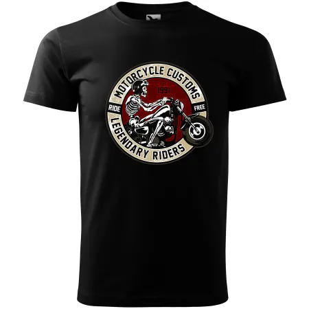 Pánské motorkářské tričko Biker power - Legendary riders