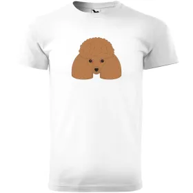 Pánské tričko Pudl (hnědý)