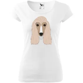 Dámské tričko Afghánský chrt