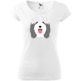 Dámské tričko Bearded kolie