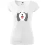 Dámské tričko Bearded kolie