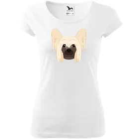 Dámské tričko Čínský chocholatý pes