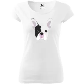 Dámské tričko Francouzský buldoček