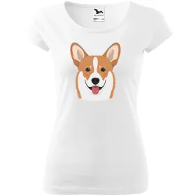 Dámské tričko Welsh corgi pembroke