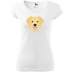 Dámské tričko Zlatý retrívr