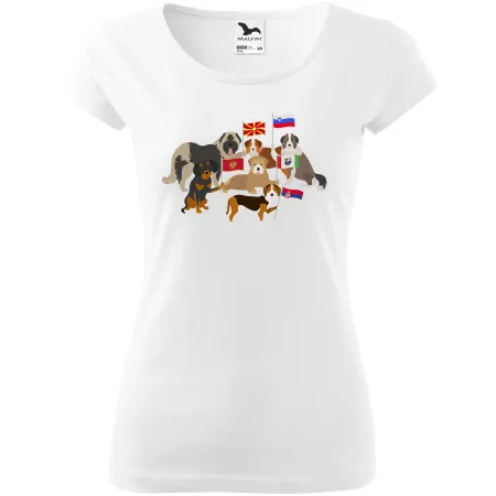 Dámské tričko Psí plemena - Balkán