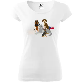 Dámské tričko Psí plemena - Česká republika