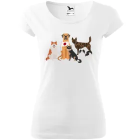 Dámské tričko Psí plemena - Japonsko