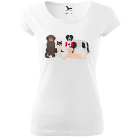 Dámské tričko Psí plemena - Kanada