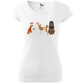 Dámské tričko Psí plemena - Korea