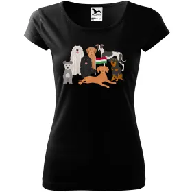 Dámské tričko Psí plemena - Maďarsko