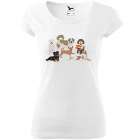 Dámské tričko Psí plemena - Španělsko