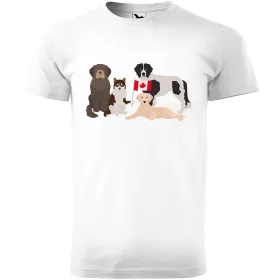 Pánské tričko Psí plemena - Kanada