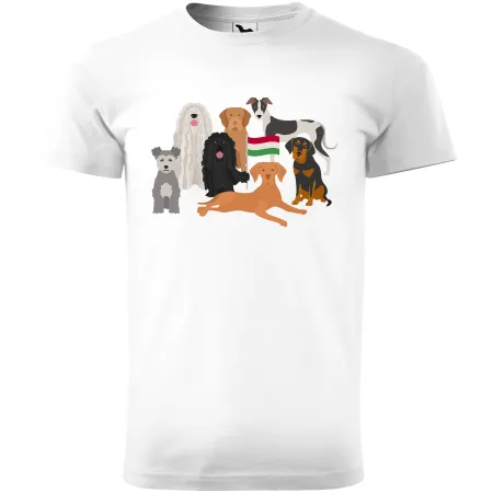 Pánské tričko Psí plemena - Maďarsko