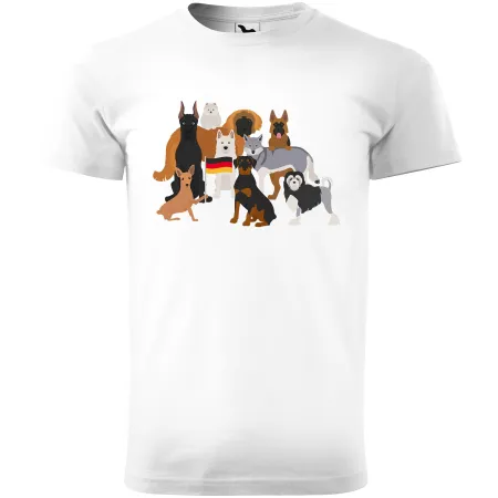 Pánské tričko Psí plemena - Německo