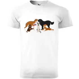 Pánské tričko Psí plemena - Rusko