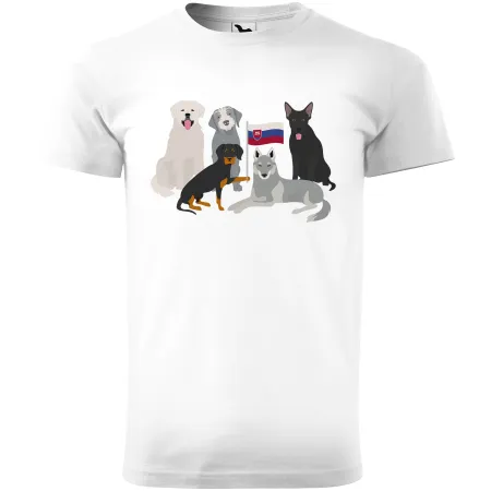 Pánské tričko Psí plemena - Slovensko