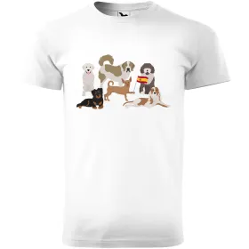 Pánské tričko Psí plemena - Španělsko