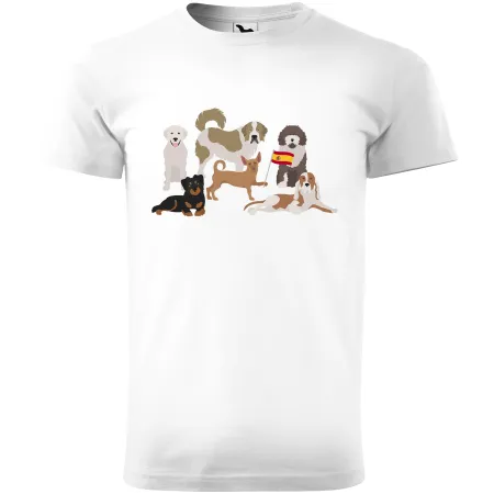 Pánské tričko Psí plemena - Španělsko