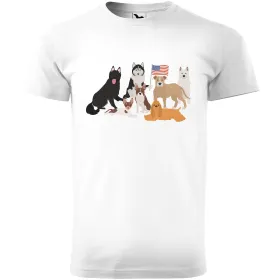 Pánské tričko Psí plemena - USA