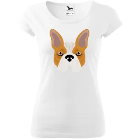 Dámské tričko Francouzský buldoček 1