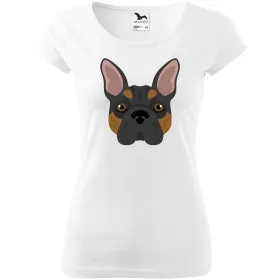 Dámské tričko Francouzský buldoček 2