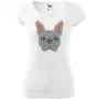 Dámské tričko Francouzský buldoček 4