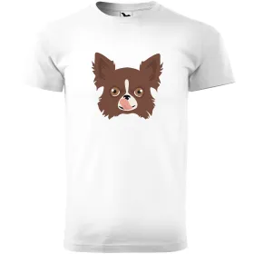 Pánské tričko Čivava dlouhosrstá 1