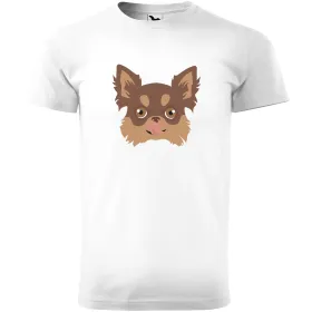 Pánské tričko Čivava dlouhosrstá 2