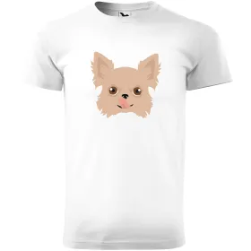 Pánské tričko Čivava dlouhosrstá 4