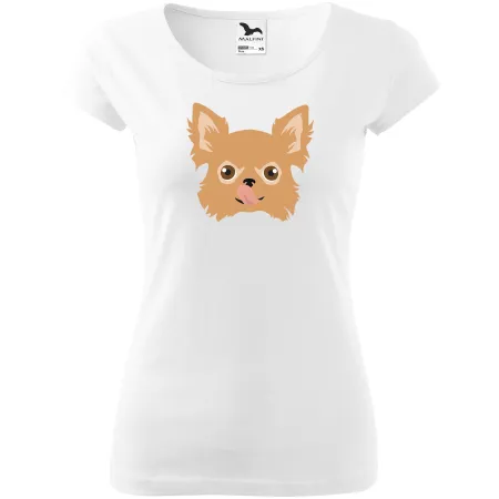 Dámské tričko Čivava dlouhosrstá 5