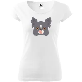 Dámské tričko Čivava dlouhosrstá 8