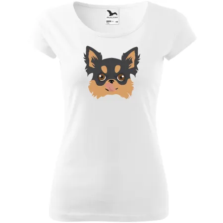 Dámské tričko Čivava dlouhosrstá 6