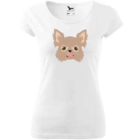 Dámské tričko Čivava dlouhosrstá 7