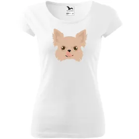 Dámské tričko Čivava dlouhosrstá 4