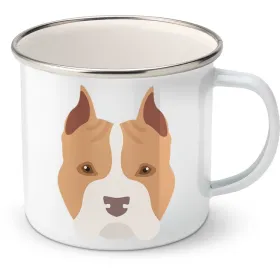 Plechový hrnek Americký stafordširský teriér 1