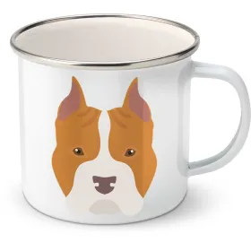 Plechový hrnek Americký stafordširský teriér 2