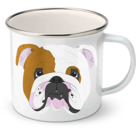 Plechový hrnek Anglický buldok