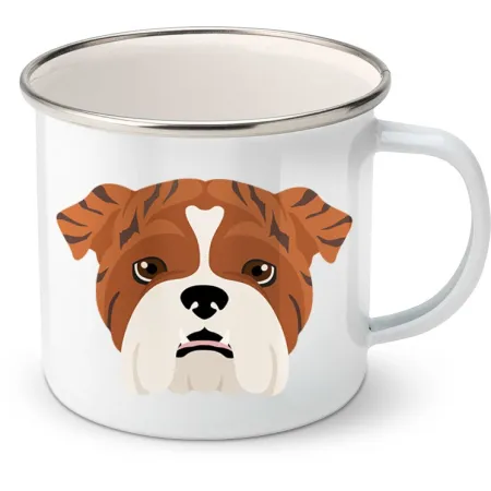 Plechový hrnek Anglický buldok 2