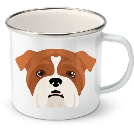 Plechový hrnek Anglický buldok 8