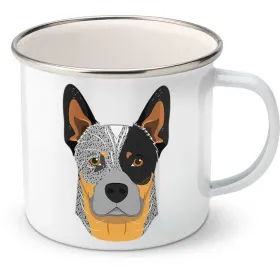 Plechový hrnek Australský honácký pes