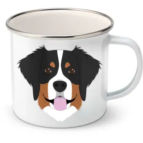 Plechový hrnek Bernský salašnický pes