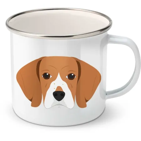 Plechový hrnek Bígl