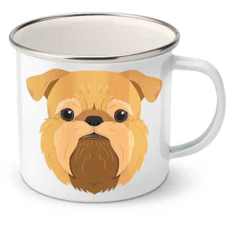 Plechový hrnek Bruselský grifonek
