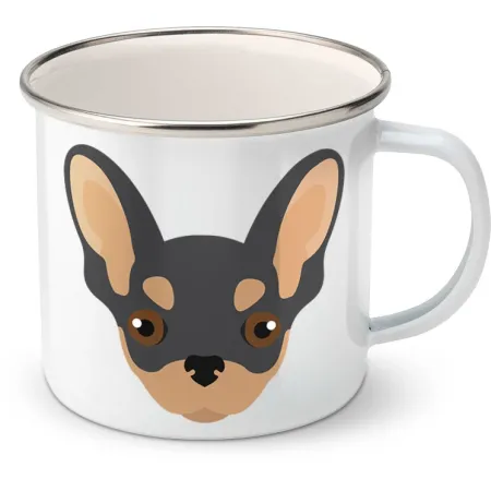 Plechový hrnek Čivava krátkosrstá 3