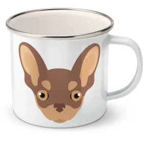 Plechový hrnek Čivava krátkosrstá 4