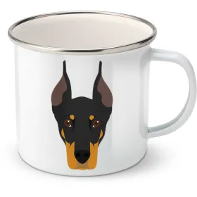 Plechový hrnek Dobrman